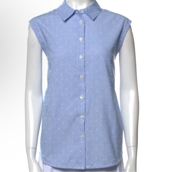 Draper James Tops - Draper James striped & polka dot shirt. Pre-owned.